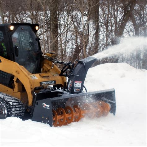 snowblower skid steer attachment|snow blower attachment for bobcat.